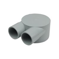 25mm Shallow Junction Box U Way – Box of 10