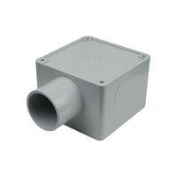 32mm Square Junction Box One Way