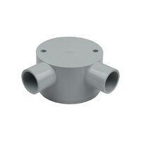 20mm Shallow Junction Box Right Angle – Box of 10