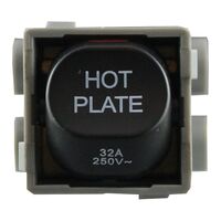 Mech 250V AC 32A Double Pole Matte Black – HOT PLATE