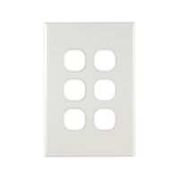 Grid Plate 6 Gang