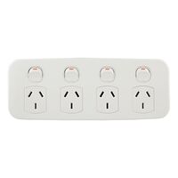4 Gang Slimline Power Point