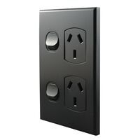 Double Power Point – VERTICAL MATTE BLACK