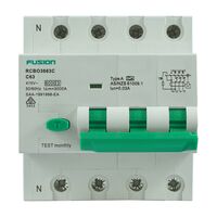 RCBO 3P+N 6kA 415V 63A Type A