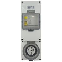 IP66 RCD Protected Socket Outlet 5 Pin – 500V 10A