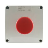 Push Button Control Box IP55 – Stop 240V AC 3A Utilisation Cat AC15 1NC