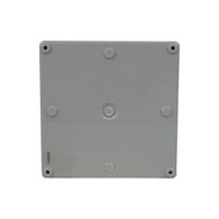 IP65 Weatherproof Enclosure 150 x 150 x 90mm Grey Hinged Cover