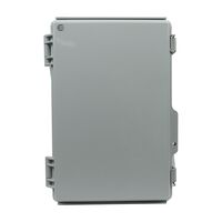 IP65 Weatherproof Enclosure 300 x 200 x 130mm Grey Hinged Cover
