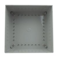 IP65 Weatherproof Enclosure 300 x 300 x 180mm Grey Hinged Cover