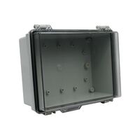 IP65 Weatherproof Enclosure 220 x 170 x 110mm Clear Hinged Cover