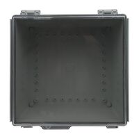 IP65 Weatherproof Enclosure 300 x 300 x 180mm Clear Hinged Cover