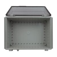 IP65 Weatherproof Enclosure 350 x 250 x 150mm Clear Hinged Cover