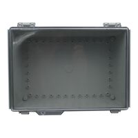 IP65 Weatherproof Enclosure 350 x 250 x 150mm Clear Hinged Cover