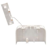 DLP PVC 50x80mm End Cap White