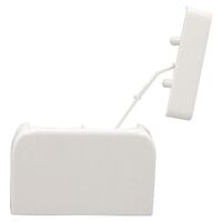 DLP PVC 50x80mm End Cap White