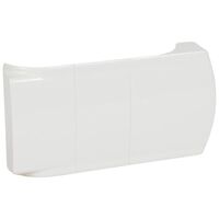 DLP 20x120mm Mini Trunking End Cap White