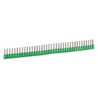 Starfix - ferrule with insulating flange single - supplied in strips 0.34mm² 15mm long green pack of 500