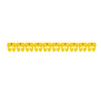 CAB3 - Markers for terminal blocks and wiring 0.15 to 0.5mm² black symbols on yellow background 0.15-0.5mm² symbol ~ pack of 300