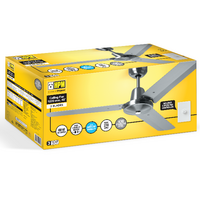 HPM 430 Stainless Steel 3 Blade Hangsure Ceiling Fan 1220mm 48in