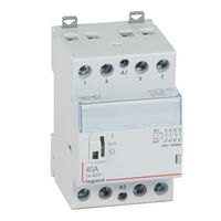 CX3 - modular contactor - 400V a.c. 4P 40A 4NO 230V a.c. coil with handle 3 module