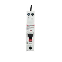 DX3 Single Pole RCBO 1P+N 20A 30MA C Curve with Flexible Neutral Tail 900mm