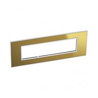 ARTEOR Square 8 Module Coverplate Reflective Gold