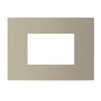 ARTEOR Square 3 Module Horizontal Coverplate Champagne