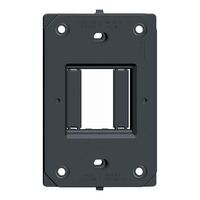 Arteor modular series - Grid vertical 2 module 84mm mounting centres dark grey