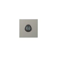 Arteor modular - TV socket F-type cable & pay TV 0-2.4GHz 2 module magnesium