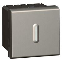 Arteor - Time delay switch - with LED - 2 modules - magnesium