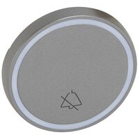 Arteor hotel equipment - BUS/SCS - Round key cover - with symbol DO NOT DISTURB - 2 modules magnesium