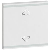 Arteor - MyHOME - Square key cover BUS/SCS - Up/Down symbol - 2 modules - white
