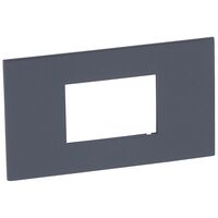 ARTEOR 3 Module Standard Shaver Coverplate Graphite