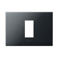 ARTEOR Square 1 Module Horizontal Coverplate Graphite