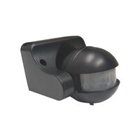 HPM PIR 180° Wall Mount Auto Motion Sensor Black
