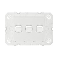 Arteor 770 series - Horizontal rocker switch - Single Pole Double Throw 3 gang 2 way 16A 240V a.c. white