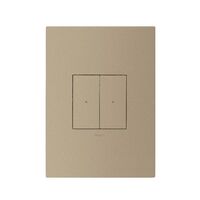 ARTEOR with NETATMO - Smart Switch Vertical - 2 Gang - 3 Wire - Champagne