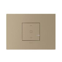ARTEOR with NETATMO - Wireless Blind Switch - 1 Gang 2 Module - Champagne