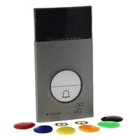 Bticino Linea 3000 2-Wire Video Entrance Panel with Badge Readers