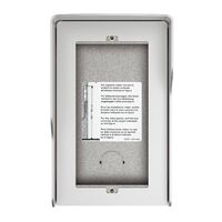 Bticino Sfera 2 Module Wall Mount Box with Rainshield Allmetal