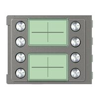 Bticino Sfera Robur Double Column 8 Pushbutton Front Cover Plate Allstreet