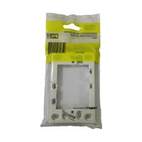 HPM 13mm Deep Surface Mounting Block White