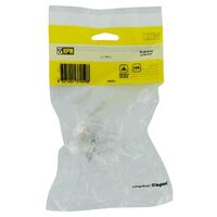 HPM 10A 3 Flat Pins Plug Base Clear