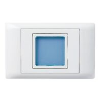 Excel Life - Common plate - Signalling blue LED light 1W 240V a.c. white