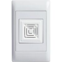 Excel Life - Common plate - Buzzer 1 gang 240V a.c. 80dB at 1m white