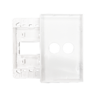 Excel Life Smart Grid & Plate for 1 Wireless Master Switch or Blind Switch Matt White