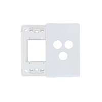 Excel Life Smart Grid & Plate for 1 Smart Switch / Dimmer and 1 Wireless Master Switch / Blind Switch Gloss White