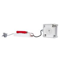 Freezer LED Satellite D40 complete with 1.5m remote gear - grey finish with lithium battery