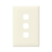 Linea Coverplate 3 gang cream