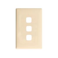 Linea Coverplate 3 gang runaway bride